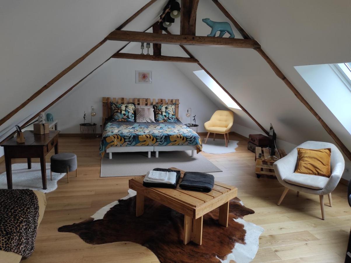 쎙브히육 Aux Trois Palmiers B&B 외부 사진
